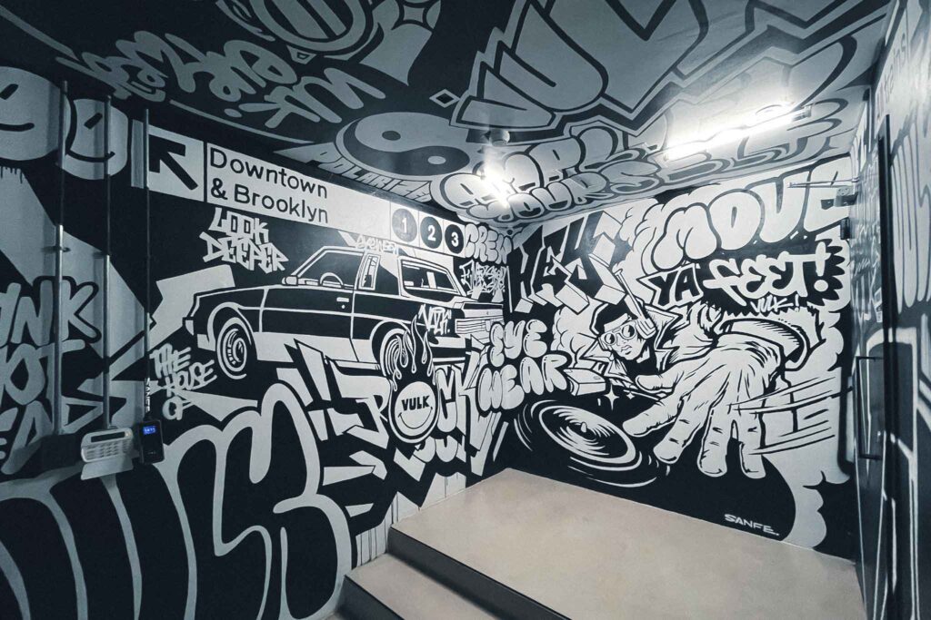 Dr. Lemon X Clutch Basket / Graffiti – Mural #19