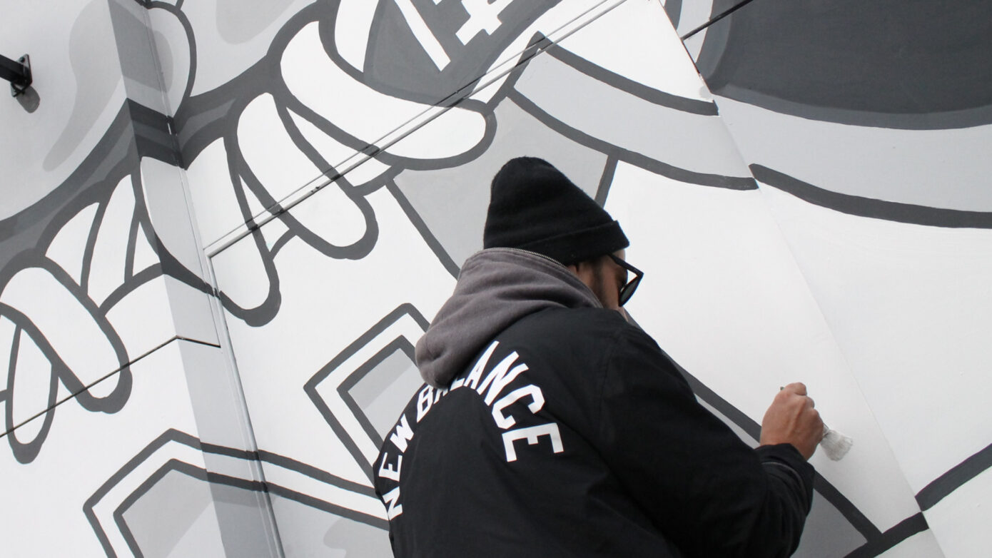 Dr. Lemon X Clutch Basket / Graffiti – Mural #24